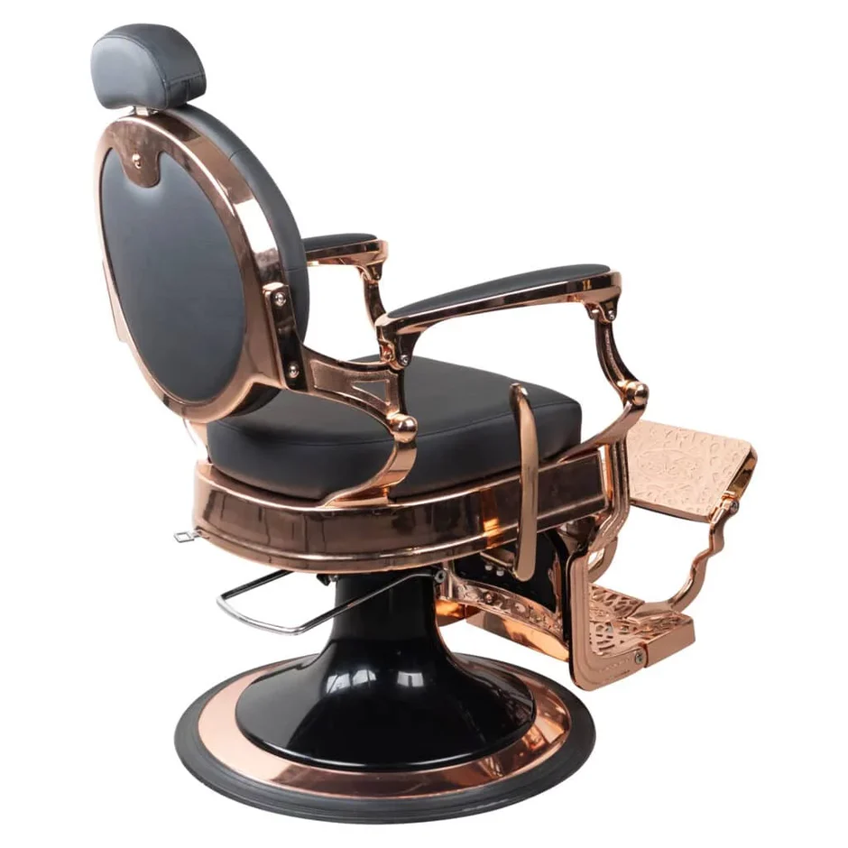 Dita Rose Gold Chrome Barberchair - Afbeelding 3