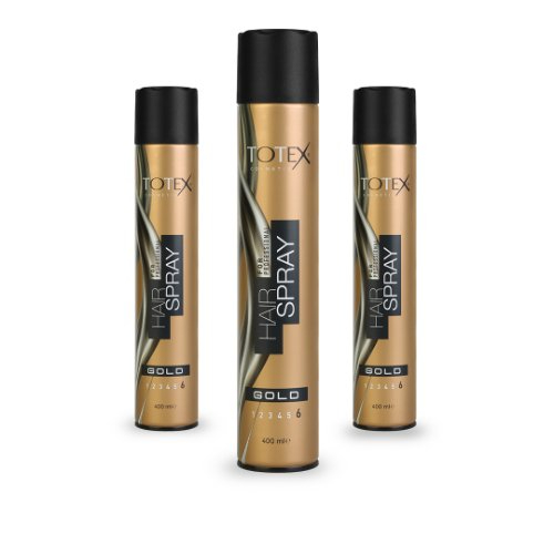 Totex Hair Spray Gold 400ml